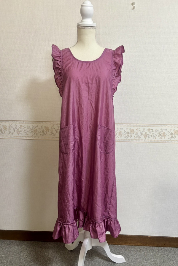 【制作事例】フリル付きで可愛く、機能性も兼ね備えたトリマーさん専用エプロン