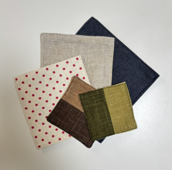 【制作事例】お気に入りの生地を活かした日常使いのコースター